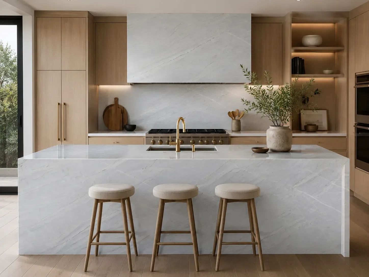 Azzura Bay Quartzite — Kitchen Inspiration