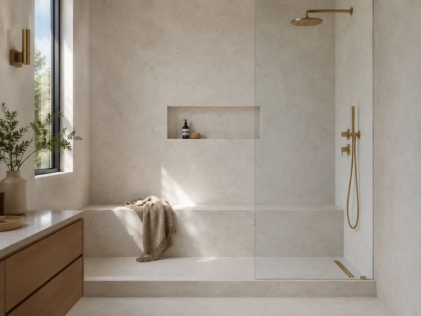Gascogne Beige Limestone — Bathroom Inspiration