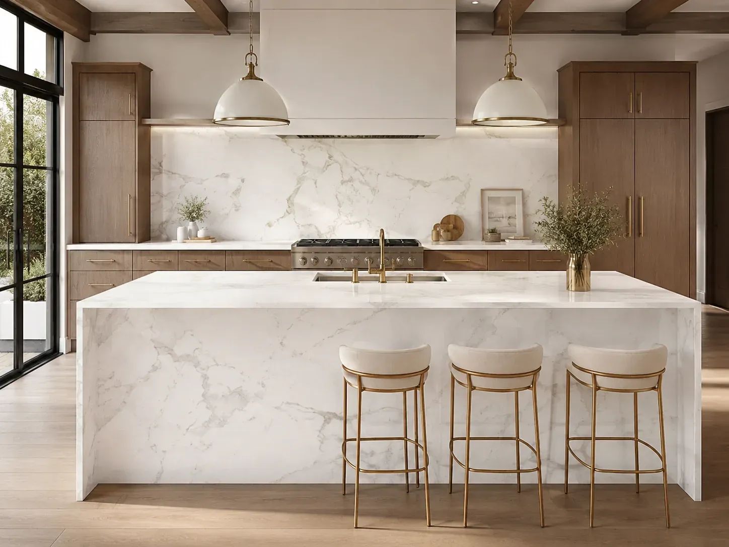 Calacatta Cielo Marble — Kitchen Inspiration