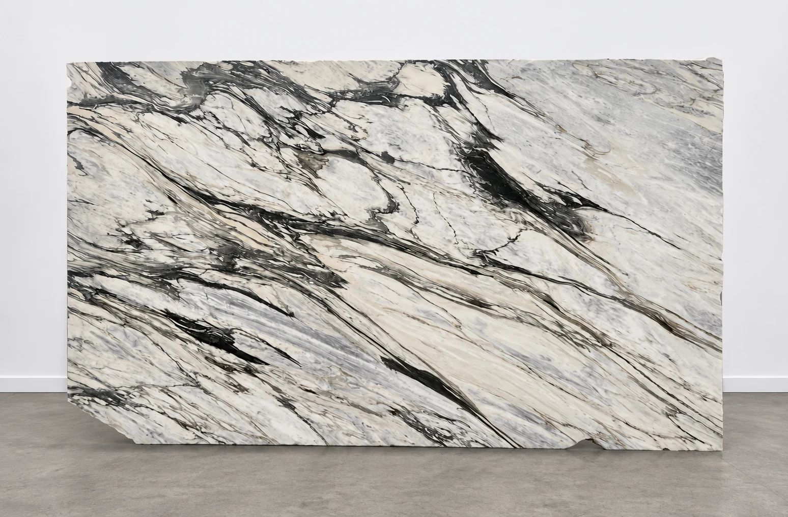 Calacatta Black Marble Slab in Santa Clarita