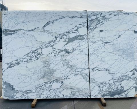 Statuario Cervaiole Marble Slab in Sun Valley, Los Angeles