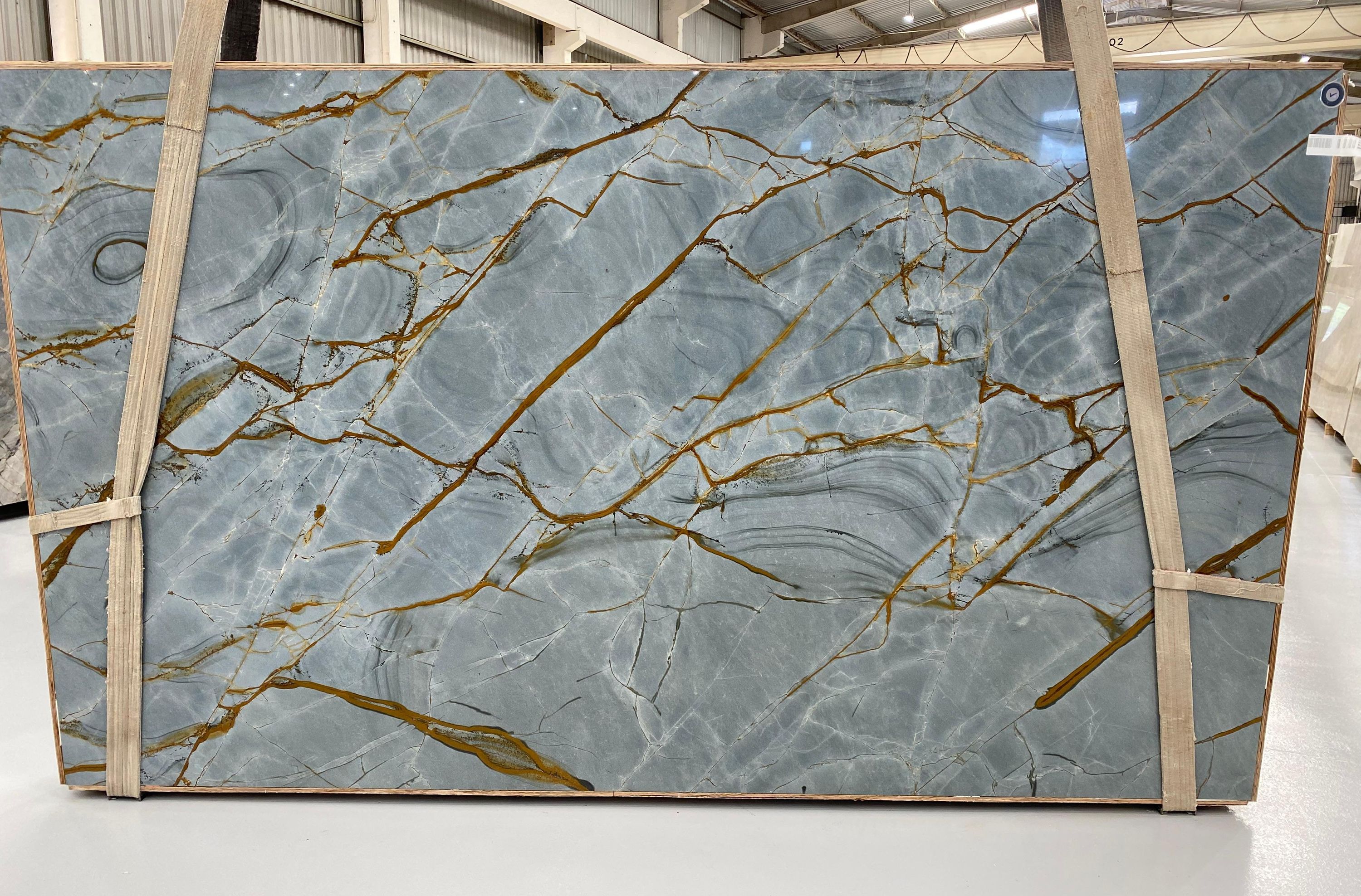 Blue Roma Quartzite Slab in Sun Valley, Los Angeles