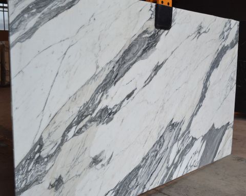 Statuario Arabescato Marble Slab in Sun Valley, Los Angeles