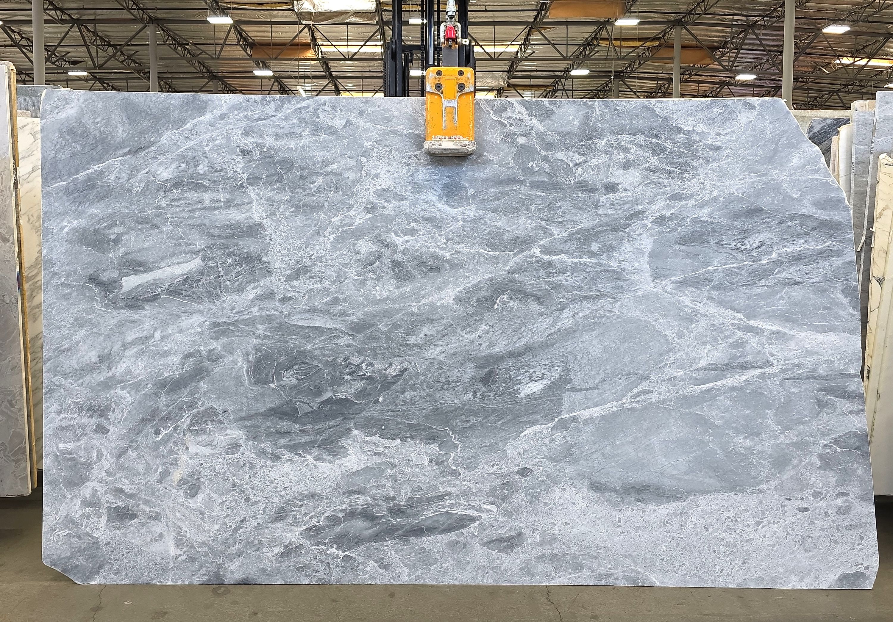 Bardiglio Nuvolato Light Marble Slab in Sun Valley, Los Angeles