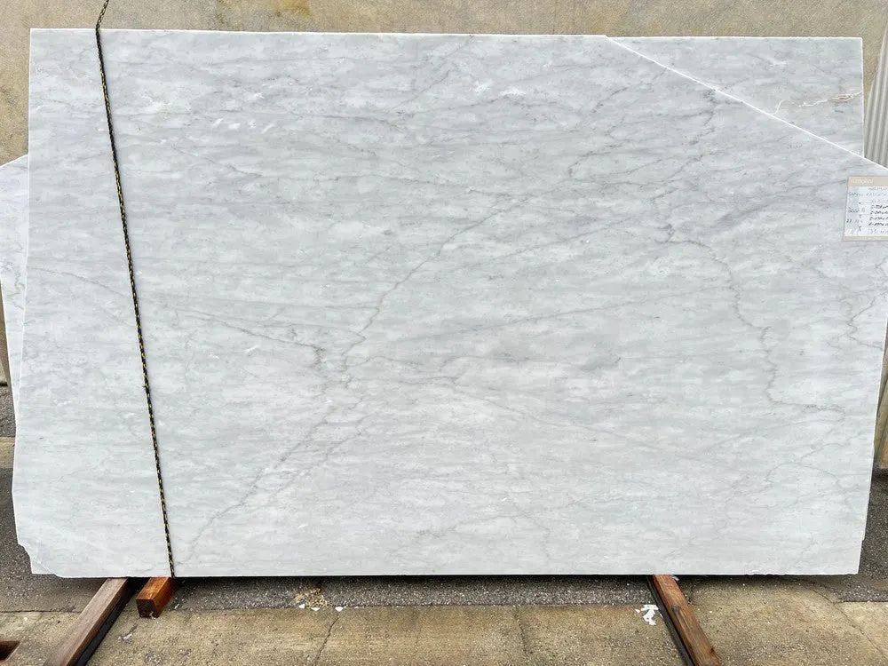 Carrara White Classic Marble Slab in Sun Valley, Los Angeles