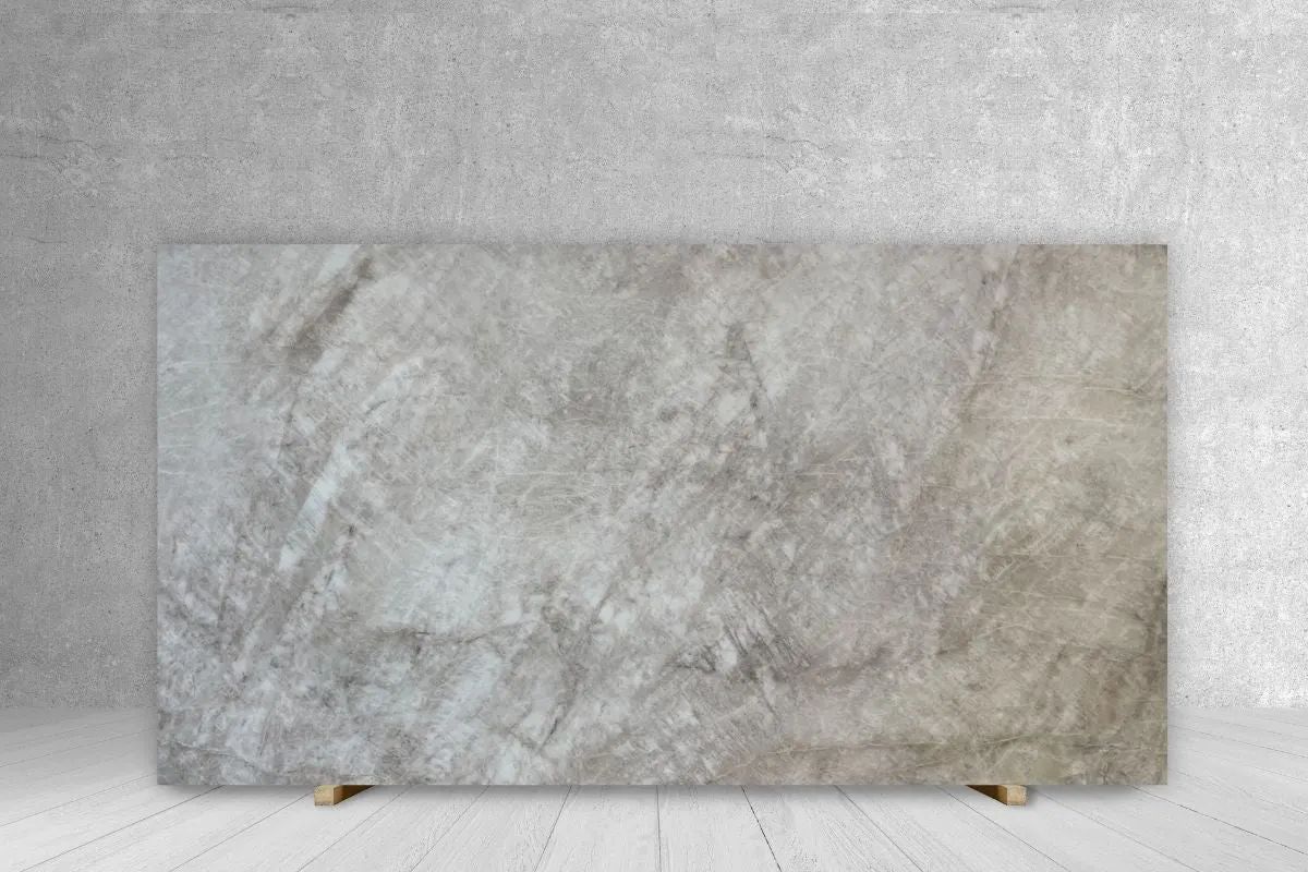 Cristallo Fume Light Extra Quartzite Slab Photo 2