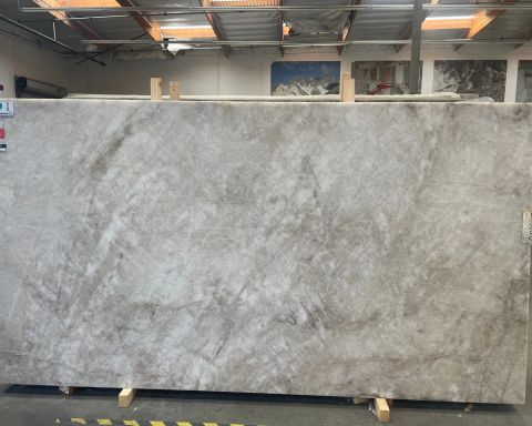 Cristallo Fume Light Extra Quartzite Slab in Sun Valley, Los Angeles