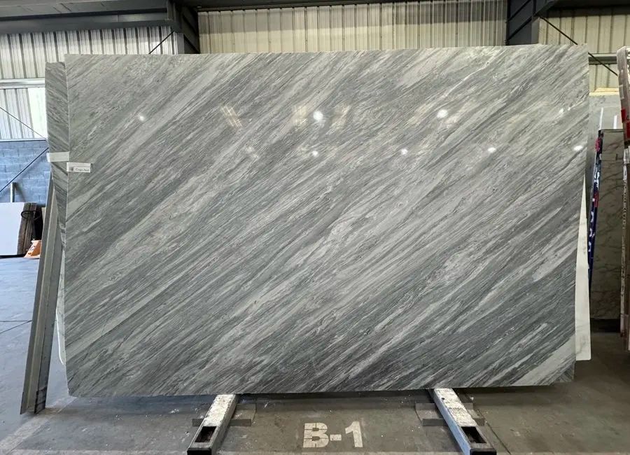 Grigio Azul Marble Slab in North Hollywood, Los Angeles