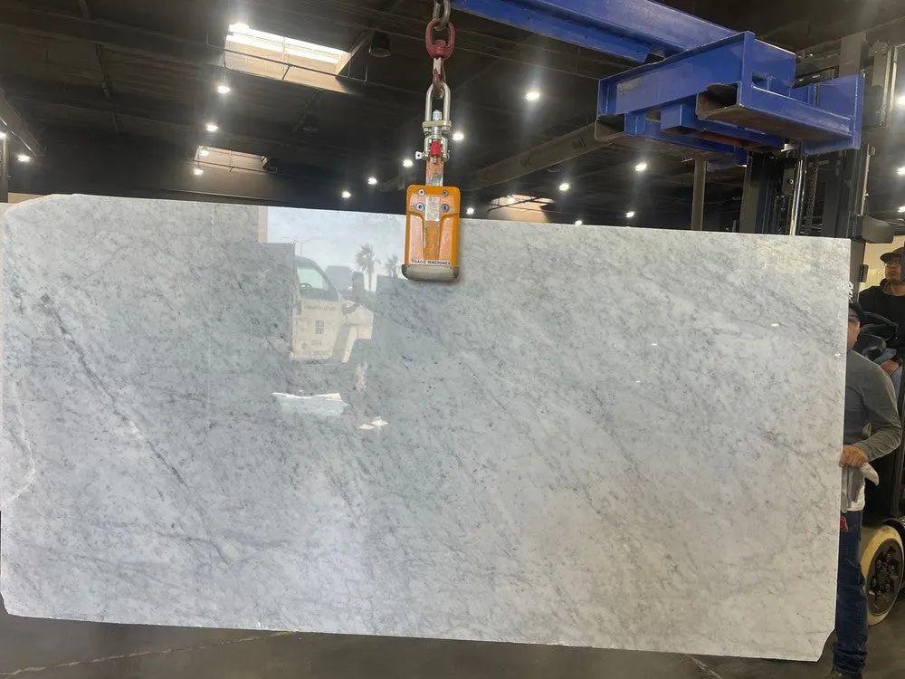 Carrara White C Marble Slab Photo 2