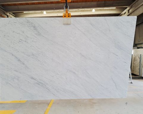 Bianco Carrara Marble Slab in North Hollywood, Los Angeles