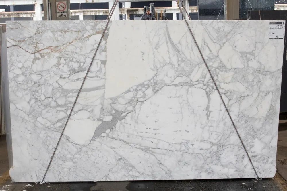 Carrara White C Classic Marble Slab in Sun Valley, Los Angeles