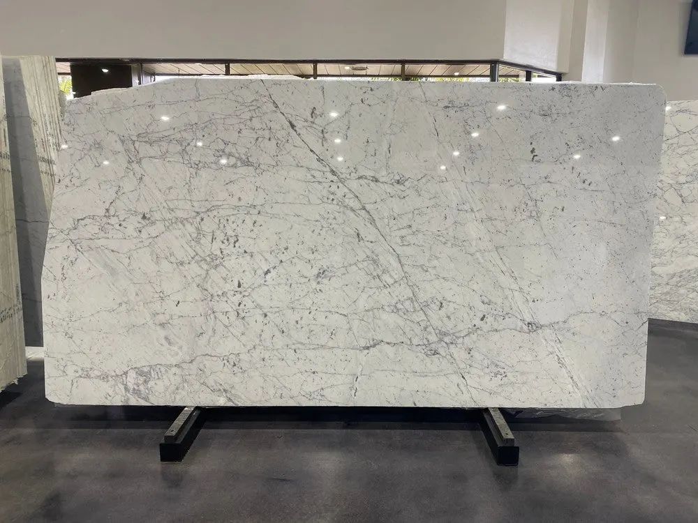Carrara White C Marble Slab Photo 2