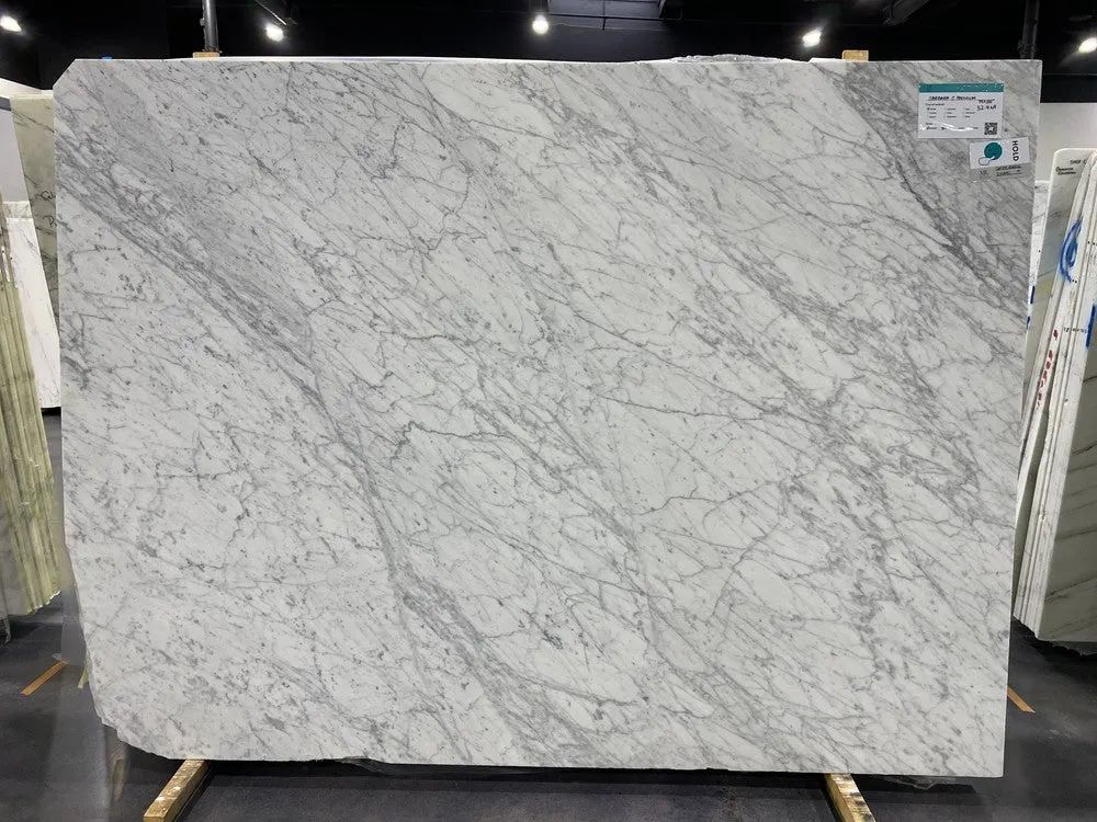 Carrara White C Premium Marble Slab in Sun Valley, Los Angeles
