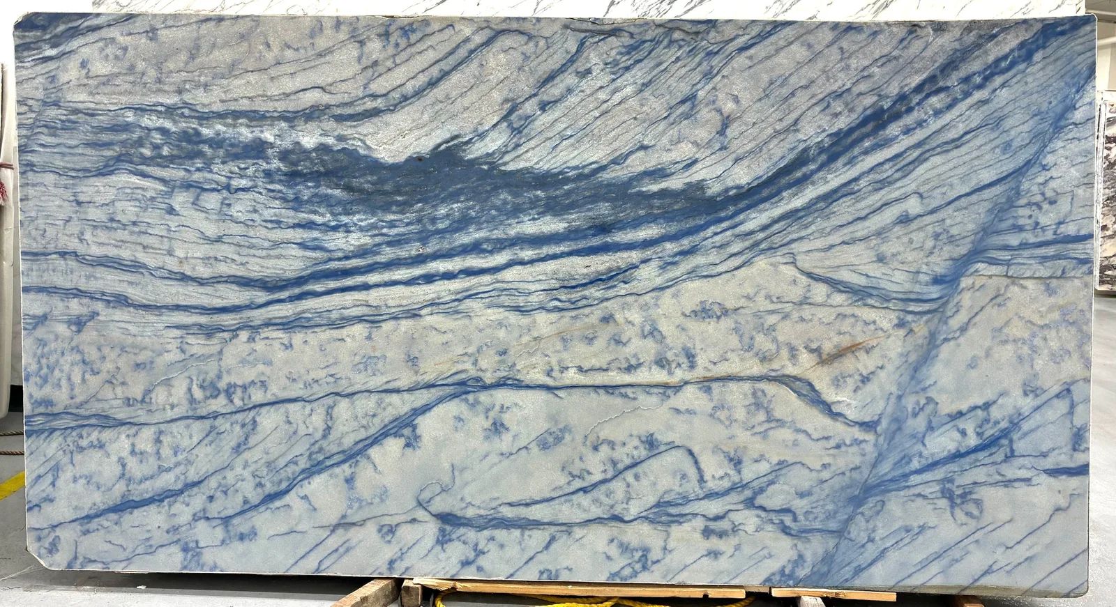Azul Macaubas Extra Quartzite Slab in Van Nuys, Los Angeles