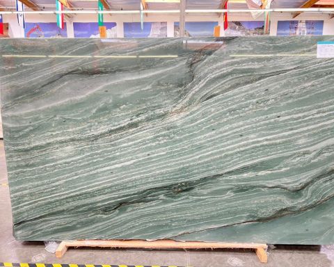 Vivid Green Quartzite Slab in Sun Valley, Los Angeles