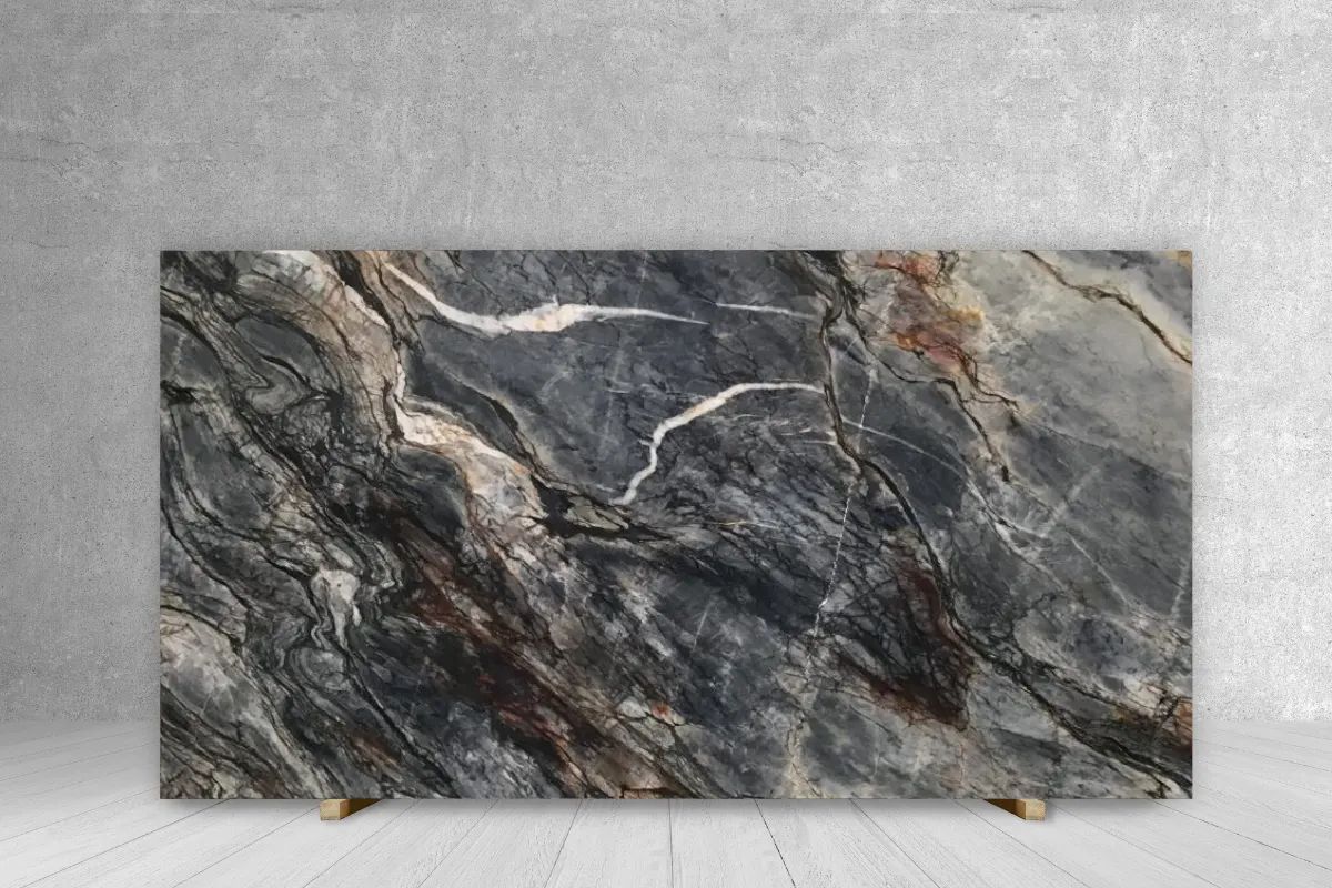 Tempest Blue Quartzite Slab Photo 2