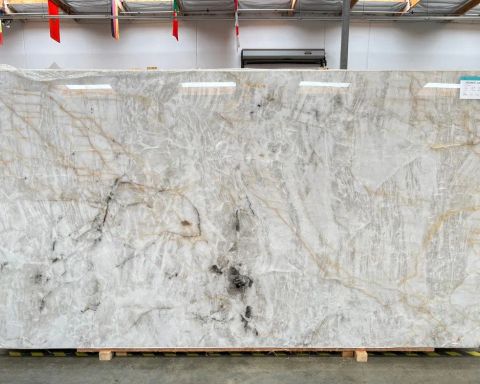 Cristallo Lumix Quartzite Slab in Sun Valley, Los Angeles