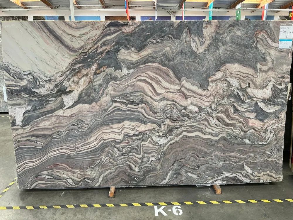 Explosion Blue Quartzite Slab in Sun Valley, Los Angeles