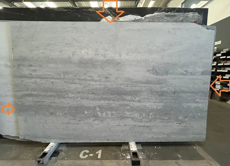 Moon Grey Marble Slab in North Hollywood, Los Angeles
