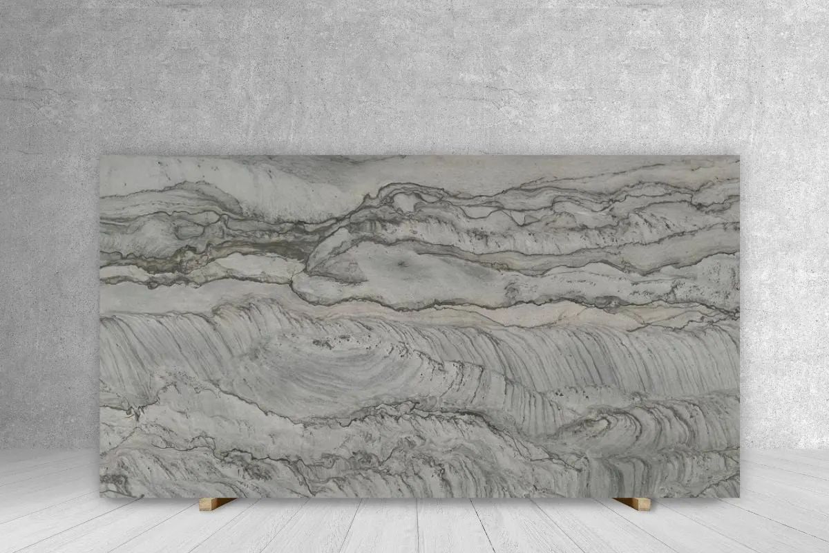 Silver Moon Quartzite Slab Photo 2