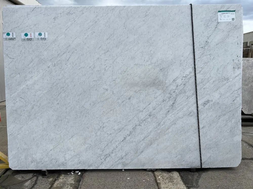 Carrara White C Marble Slab Photo 2