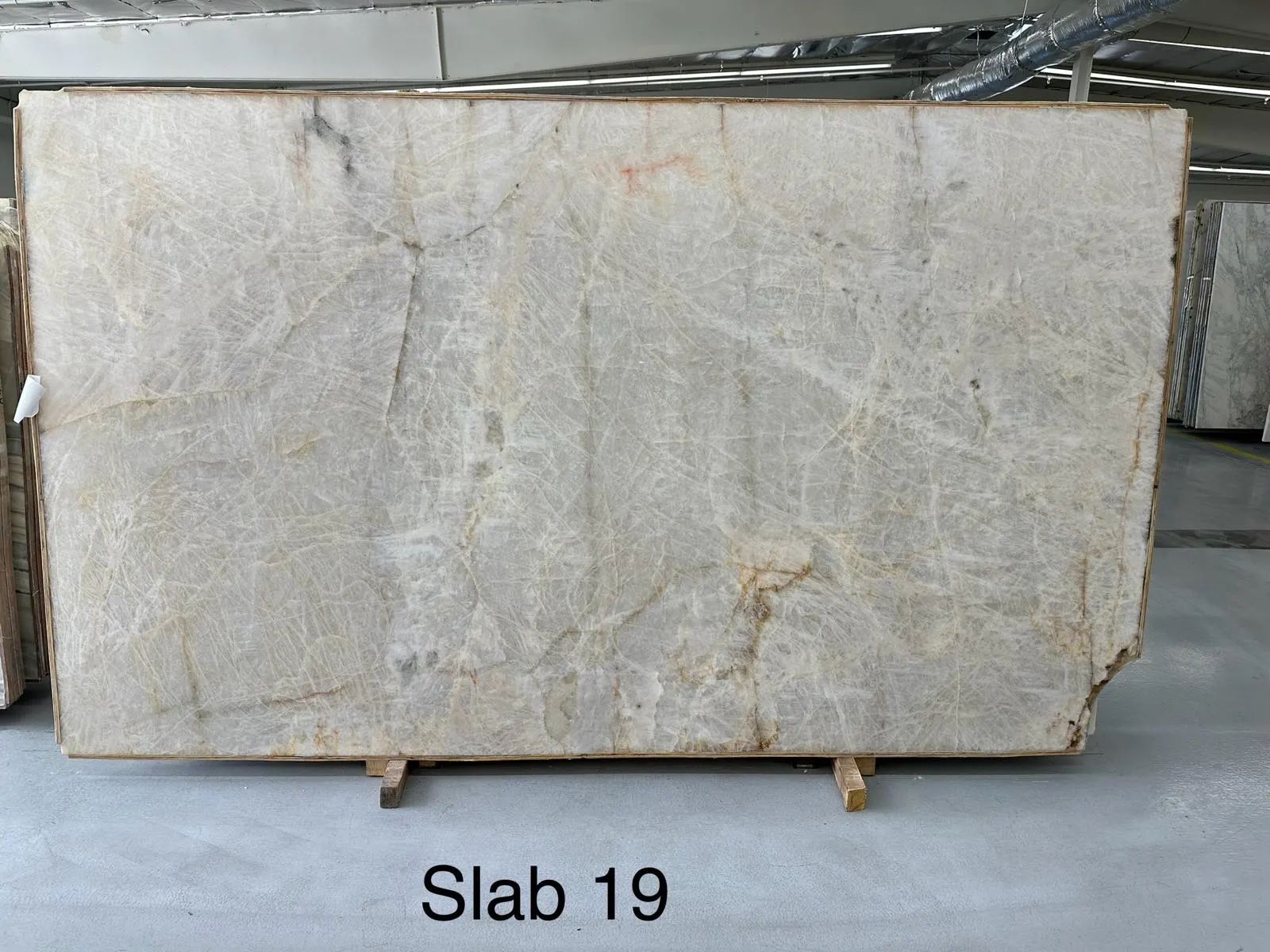 Crystallo Sky Quartzite Slab in Van Nuys, Los Angeles