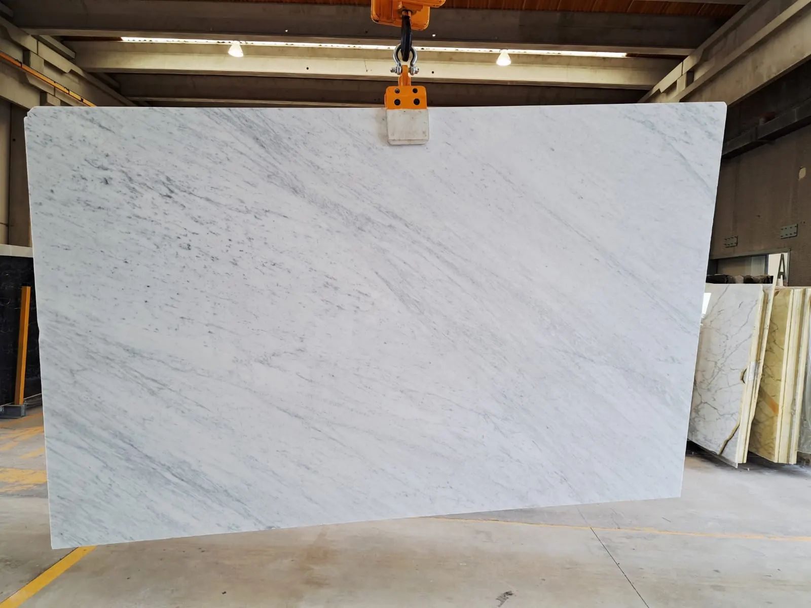 Bianco Carrara Marble Slab in North Hollywood, Los Angeles
