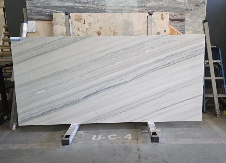 Bianco Aquamarina Quartzite Slab in North Hollywood, Los Angeles