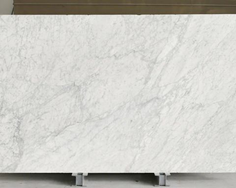 Bianco Carrara Marble Slab in North Hollywood, Los Angeles