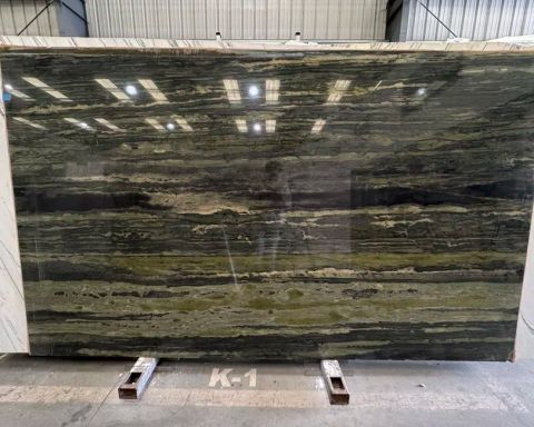 Bamboo Green Marble Slab in North Hollywood, Los Angeles