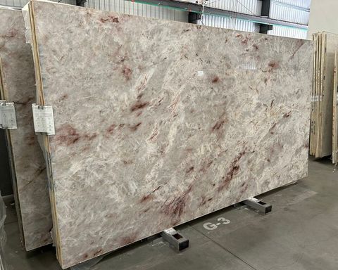 Cristallo Cameo Extra Quartzite Slab in North Hollywood, Los Angeles