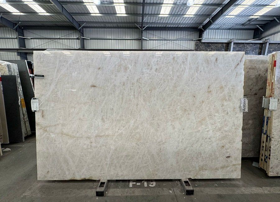 Cristallo Extra Wow Quartzite Slab in North Hollywood, Los Angeles