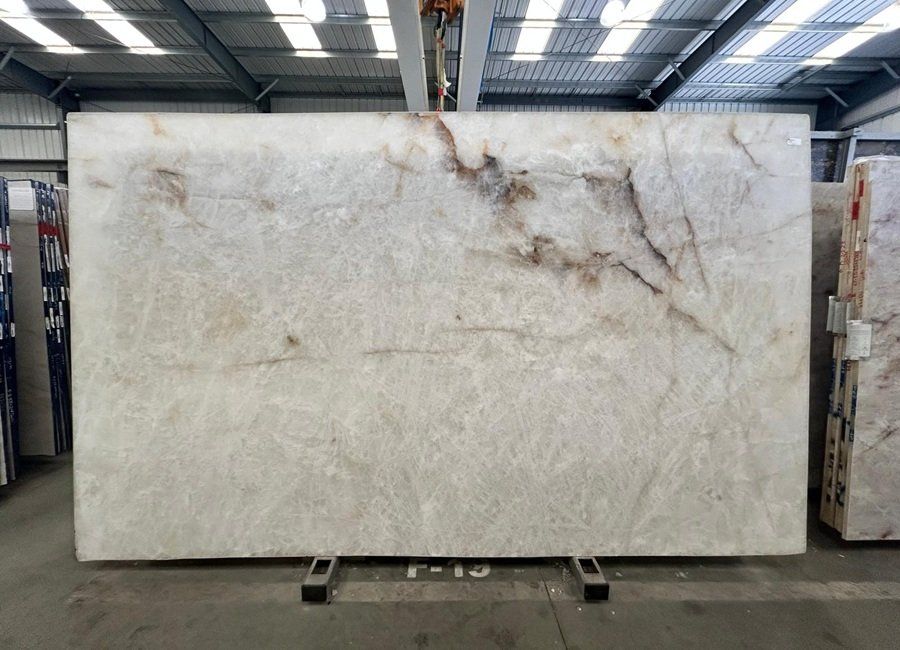 Cristallo Extra Quartzite Slab in North Hollywood, Los Angeles